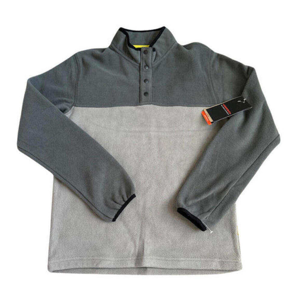 Hawke & Co Performance Quarter Button Snap Polar Fleece Pullover Size Small NWT